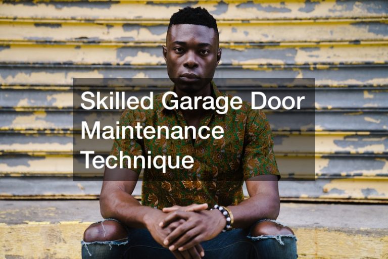 Skilled Garage Door Maintenance Technique