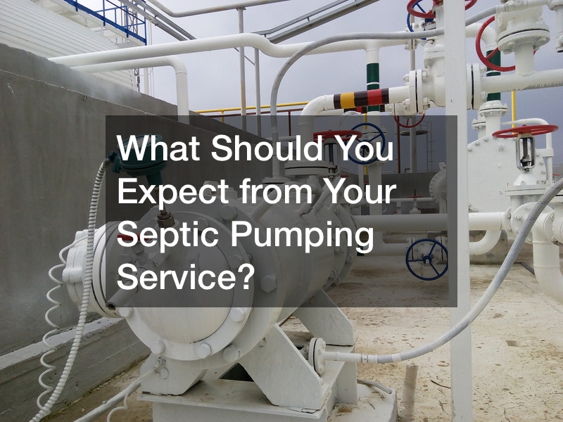 What Should You Expect from Your Septic Pumping Service?