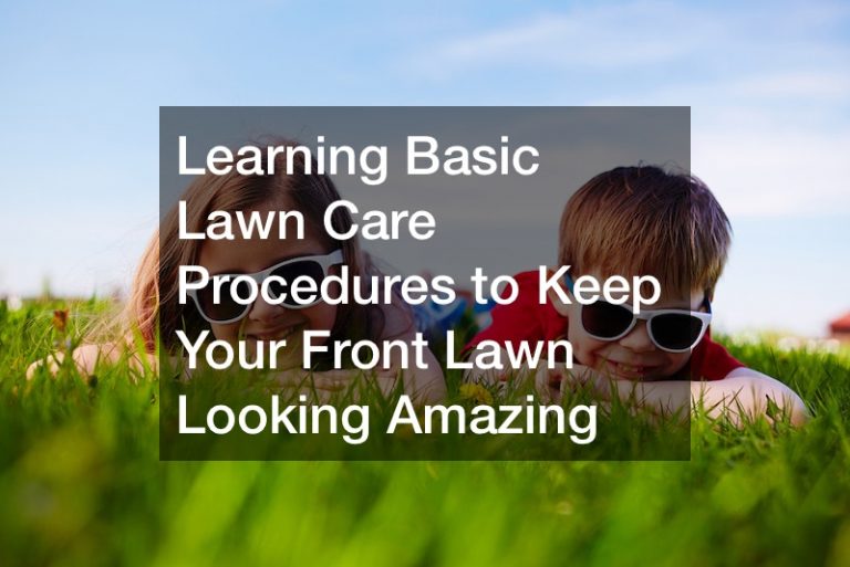 Learning Basic Lawn Care Procedures to Keep Your Front Lawn Looking Amazing