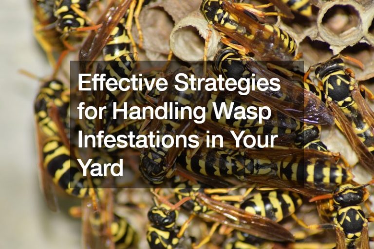 Effective Strategies for Handling Wasp Infestations in Your Yard