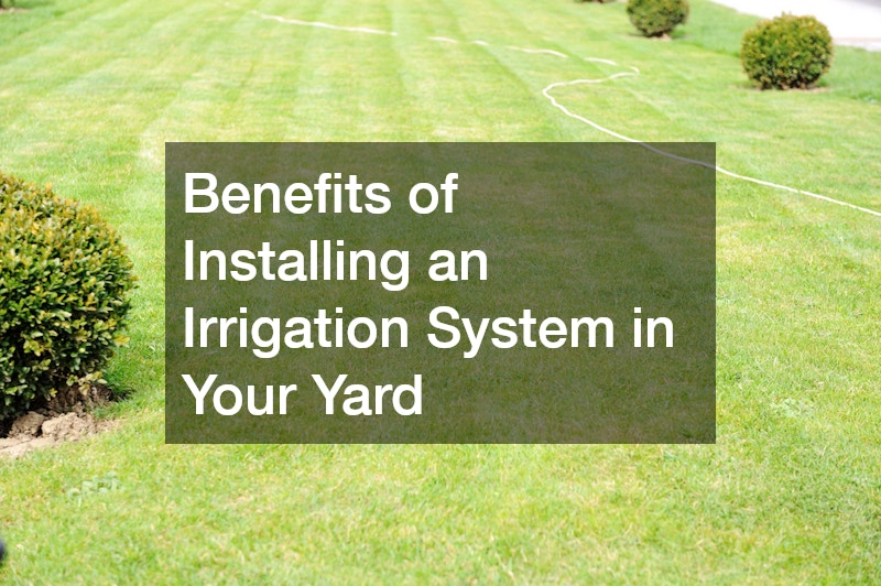 Benefits of Installing an Irrigation System in Your Yard