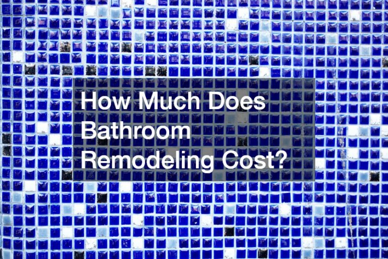 How Much Does Bathroom Remodeling Cost?