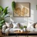 biophilic living room with beautiful indoor plants